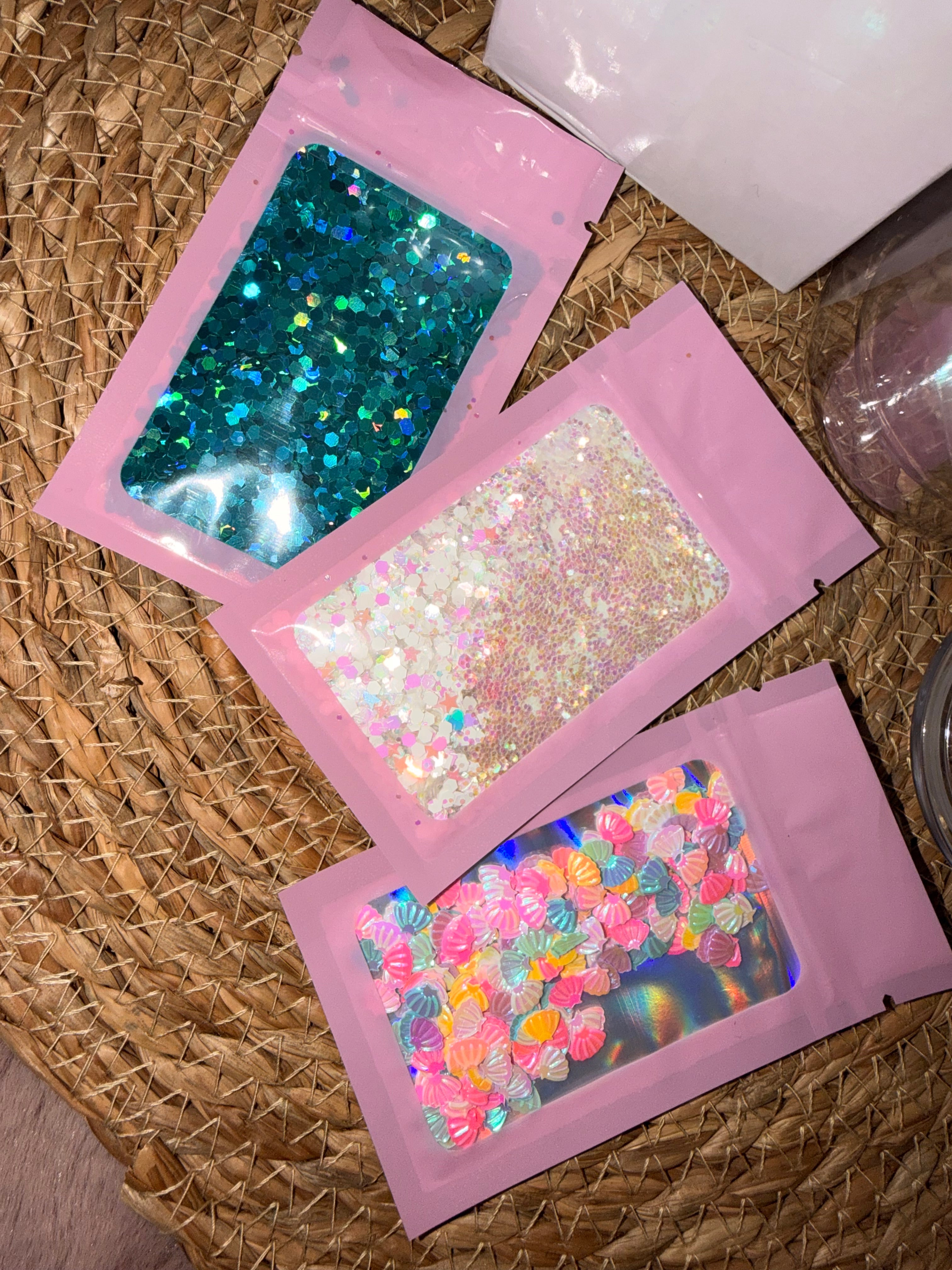 Build Your Own Snowglobe Tumbler Kit- Beach Theme