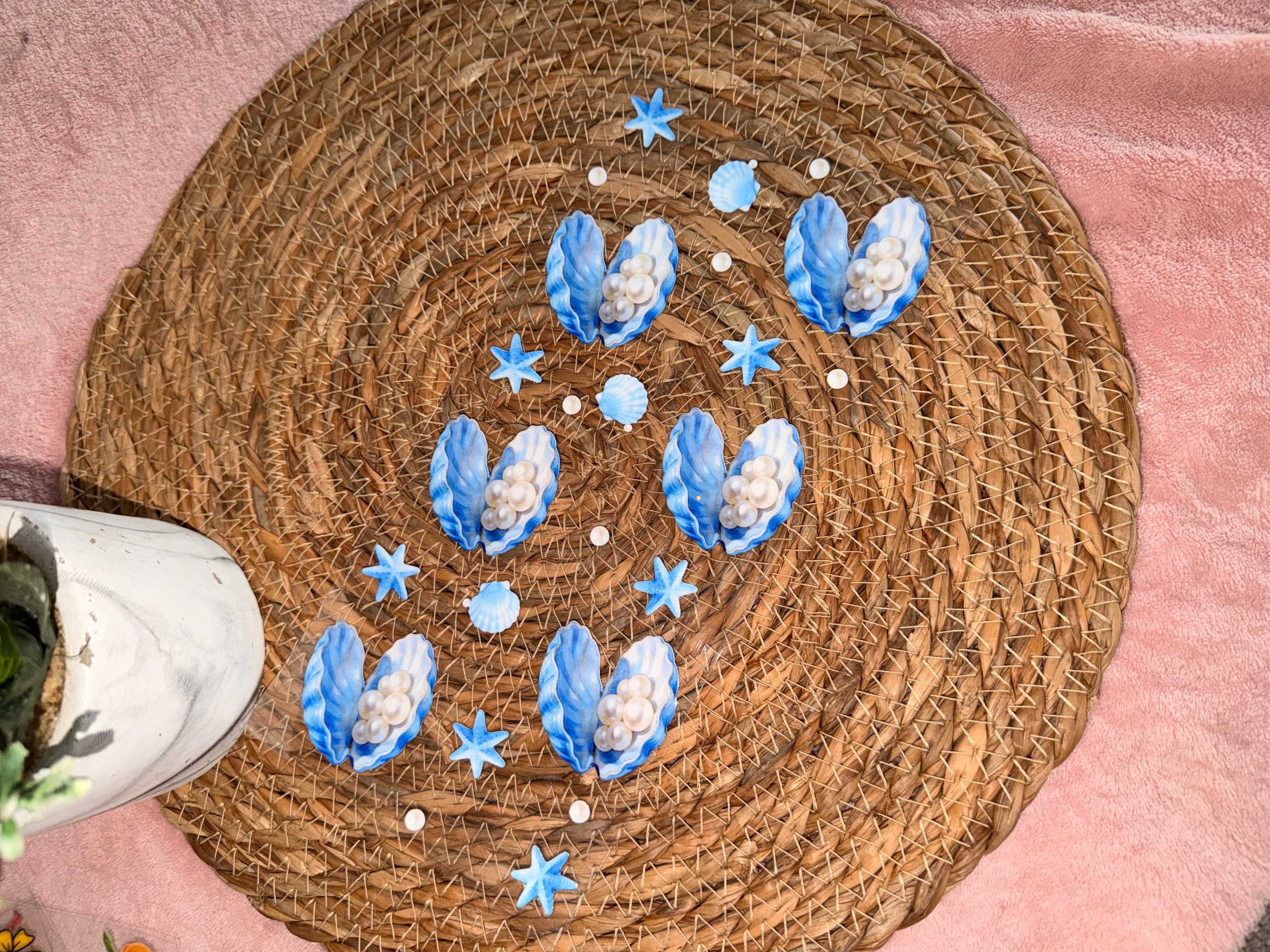 Wraps- Oyster Pearl Shells