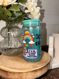 16oz Snowglobe Tumbler-  Coffee & Anxiety
