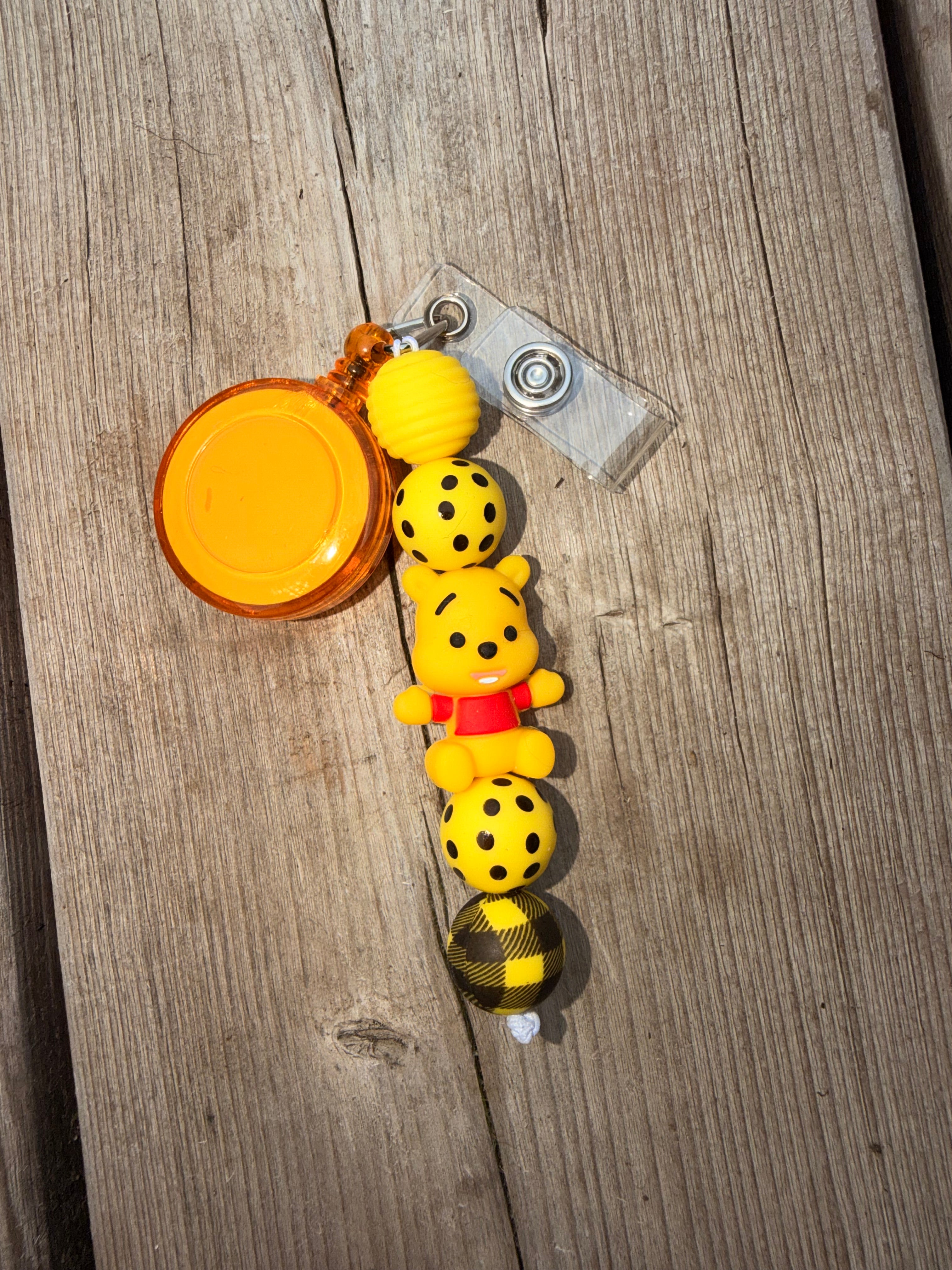 Beaded Retractable Badge Reels