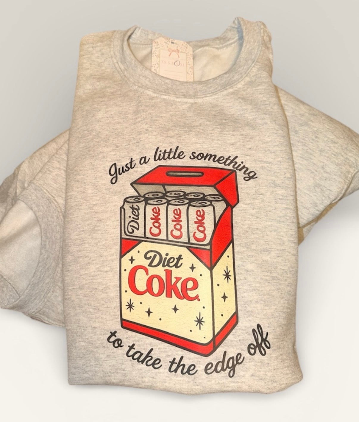Ash Crewneck - Diet Coke “A little something to take the edge off”