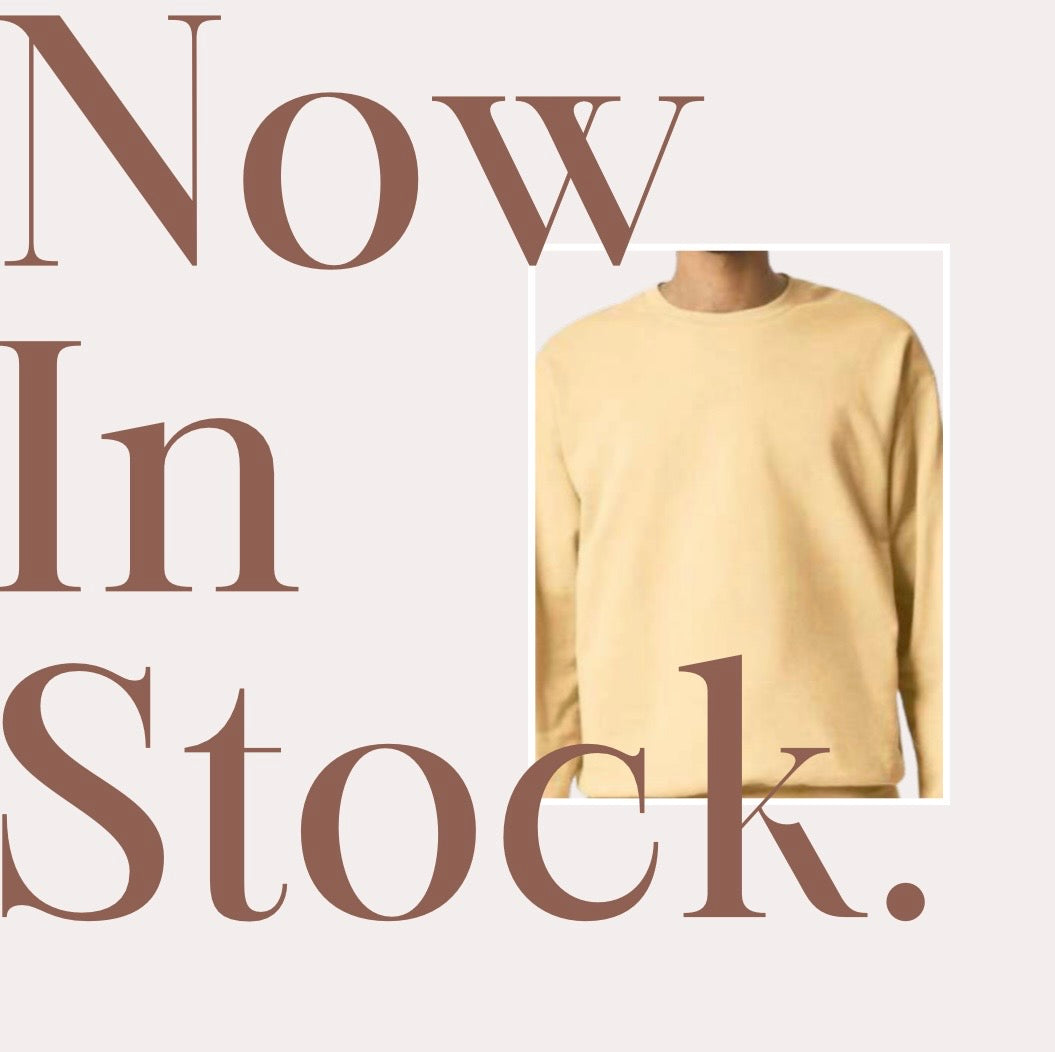 Crewneck Gildan - Custom Printed *Sizes Small-Large*