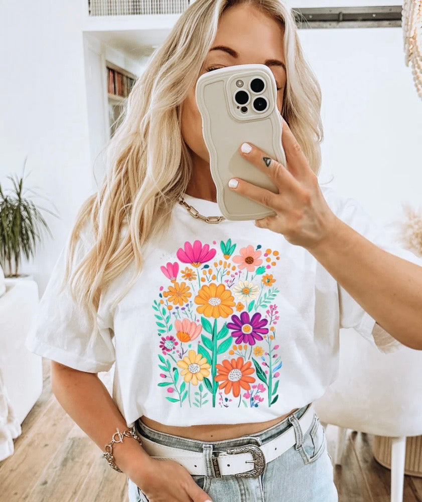 DTF Transfer Add On- Summer Flowers
