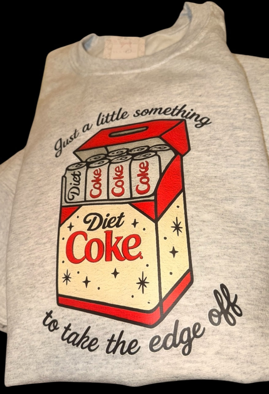 Ash Crewneck - Diet Coke “A little something to take the edge off”