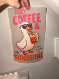 DTF Transfer Add On- Goose Icecoffee & sunshine