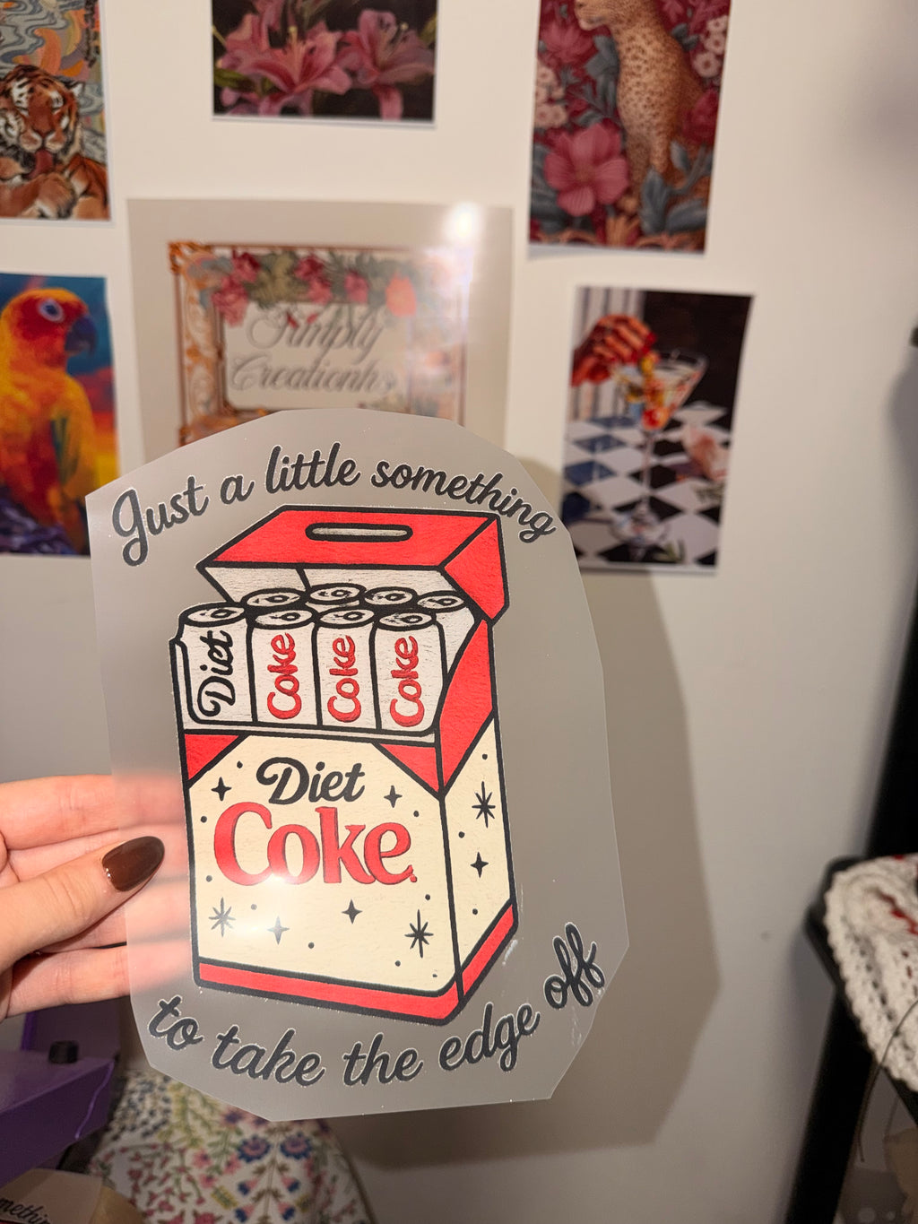 Ash Crewneck - Diet Coke “A little something to take the edge off”