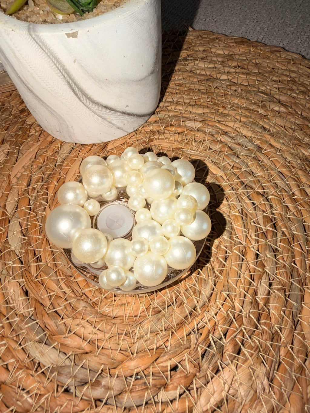 16oz Lid Topper - Pearls