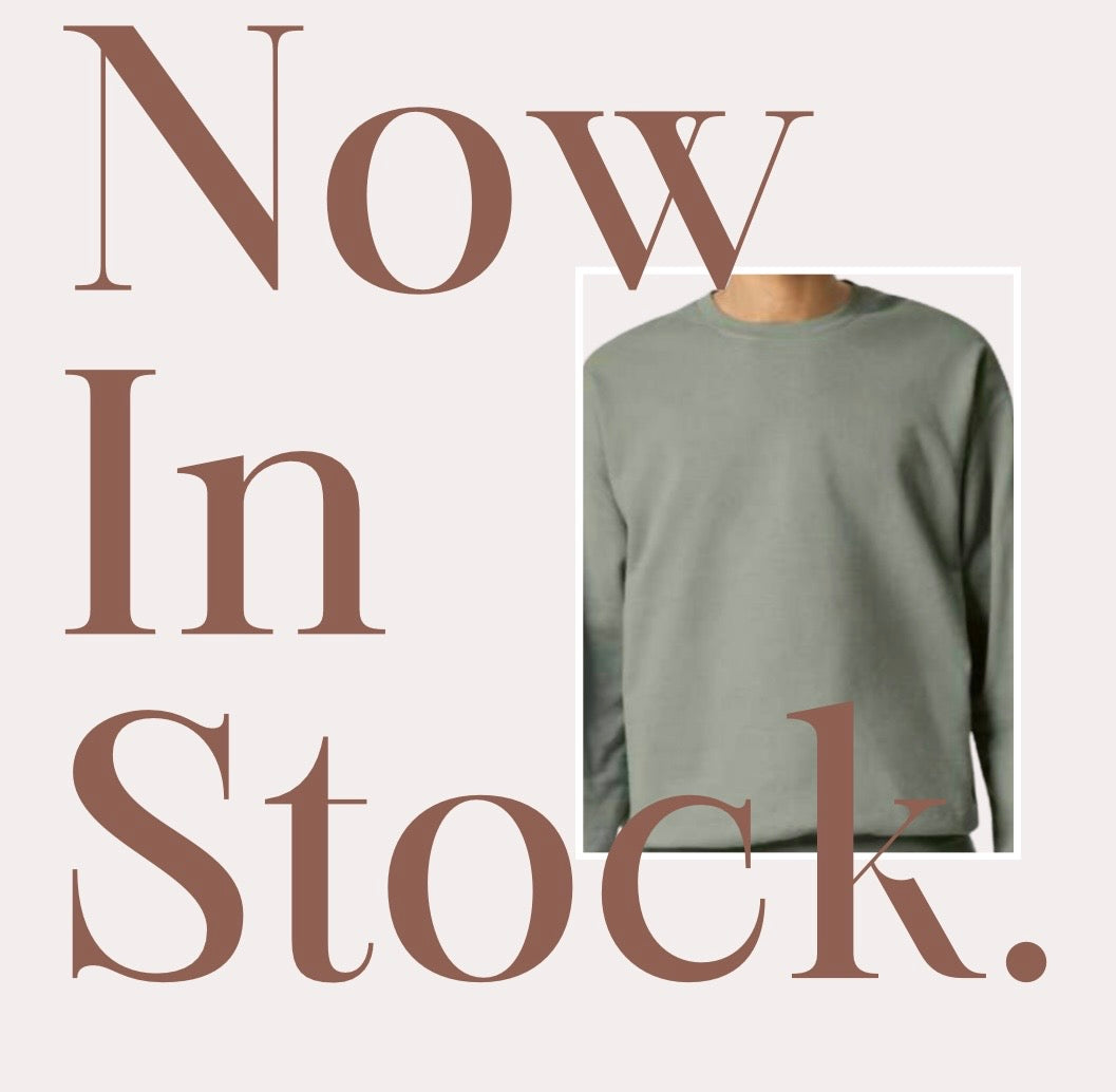 Crewneck Gildan - Custom Printed *Sizes Small-Large*