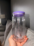 16oz Purple Lid Tumbler - Customizable
