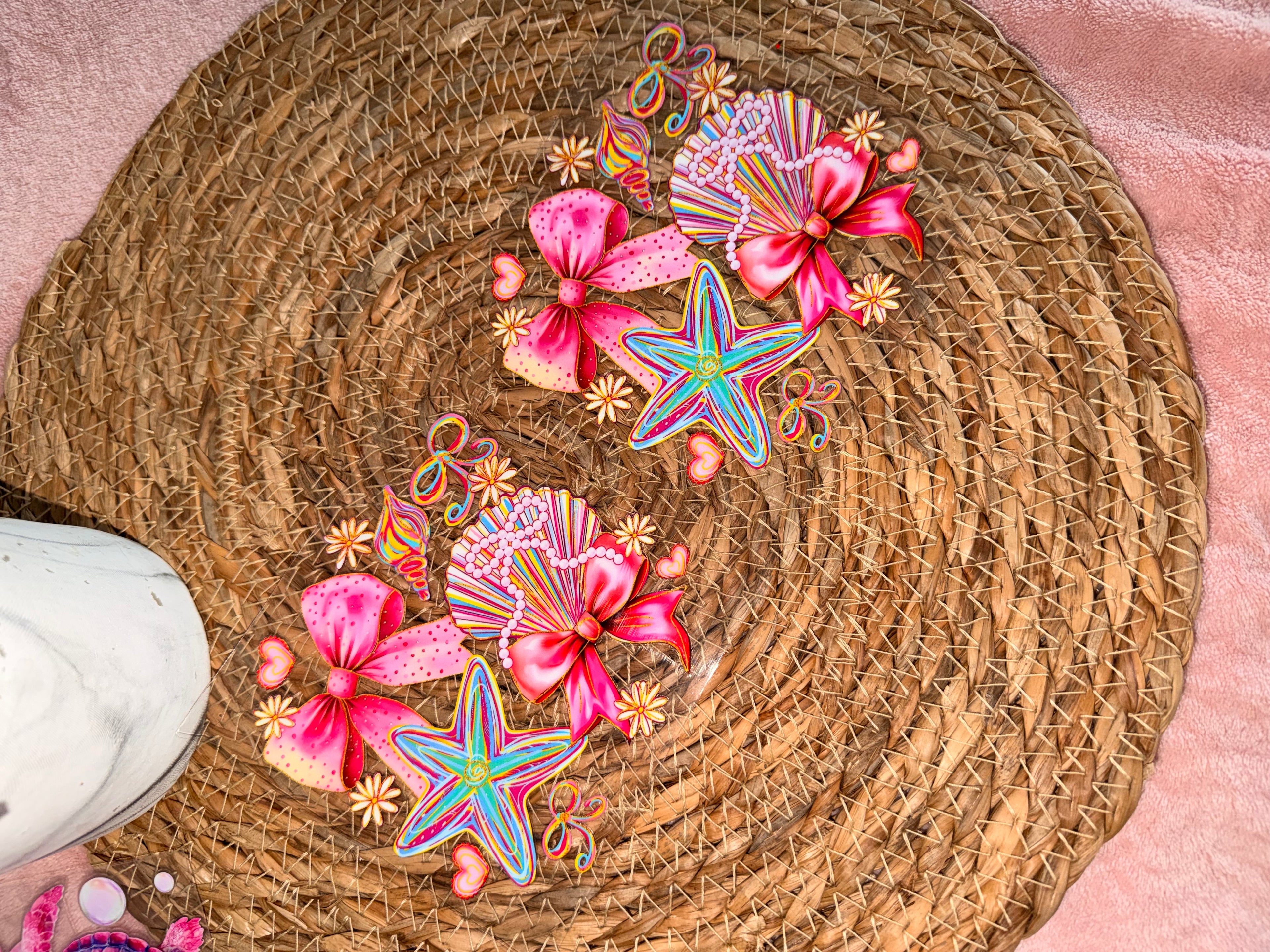 Wraps- Oyster Pearl Shells