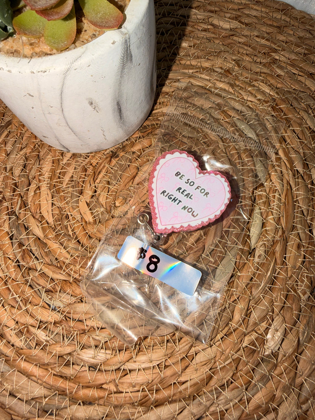 Retractable Badge Reel “Be So Fr Rn”