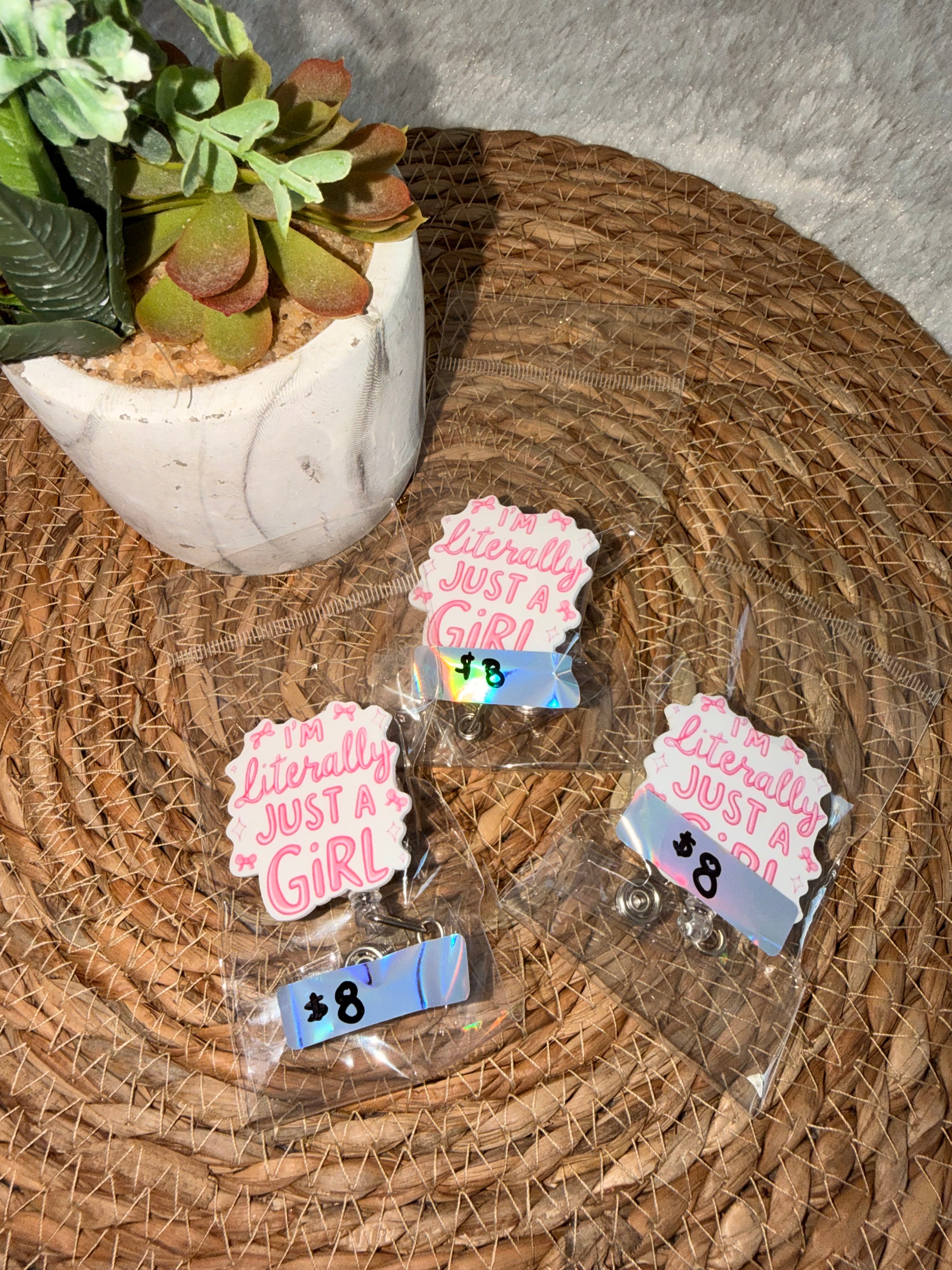 Retractable Badge Reel “Be So Fr Rn”