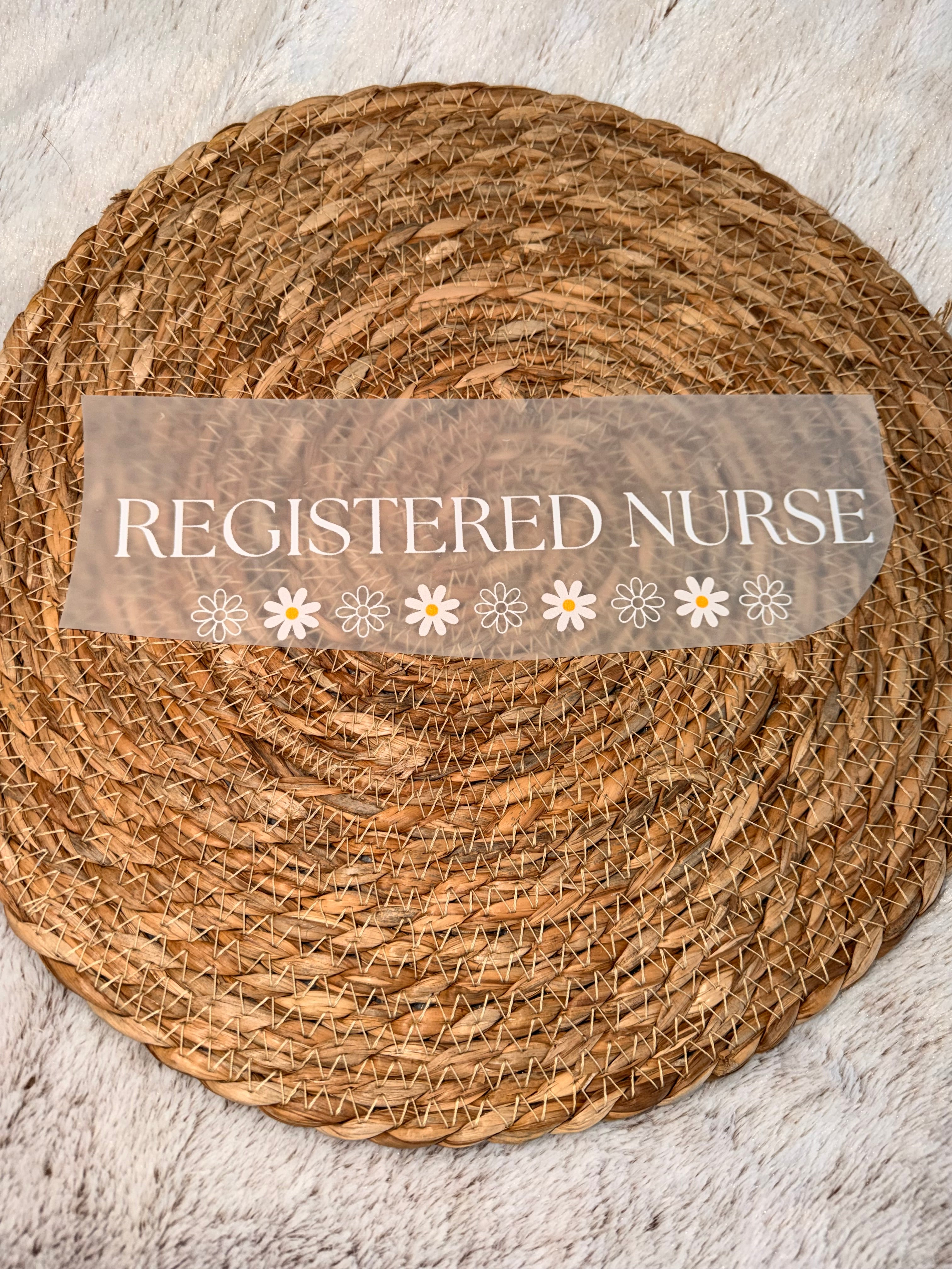 DTF Transfer- Registered Nurse