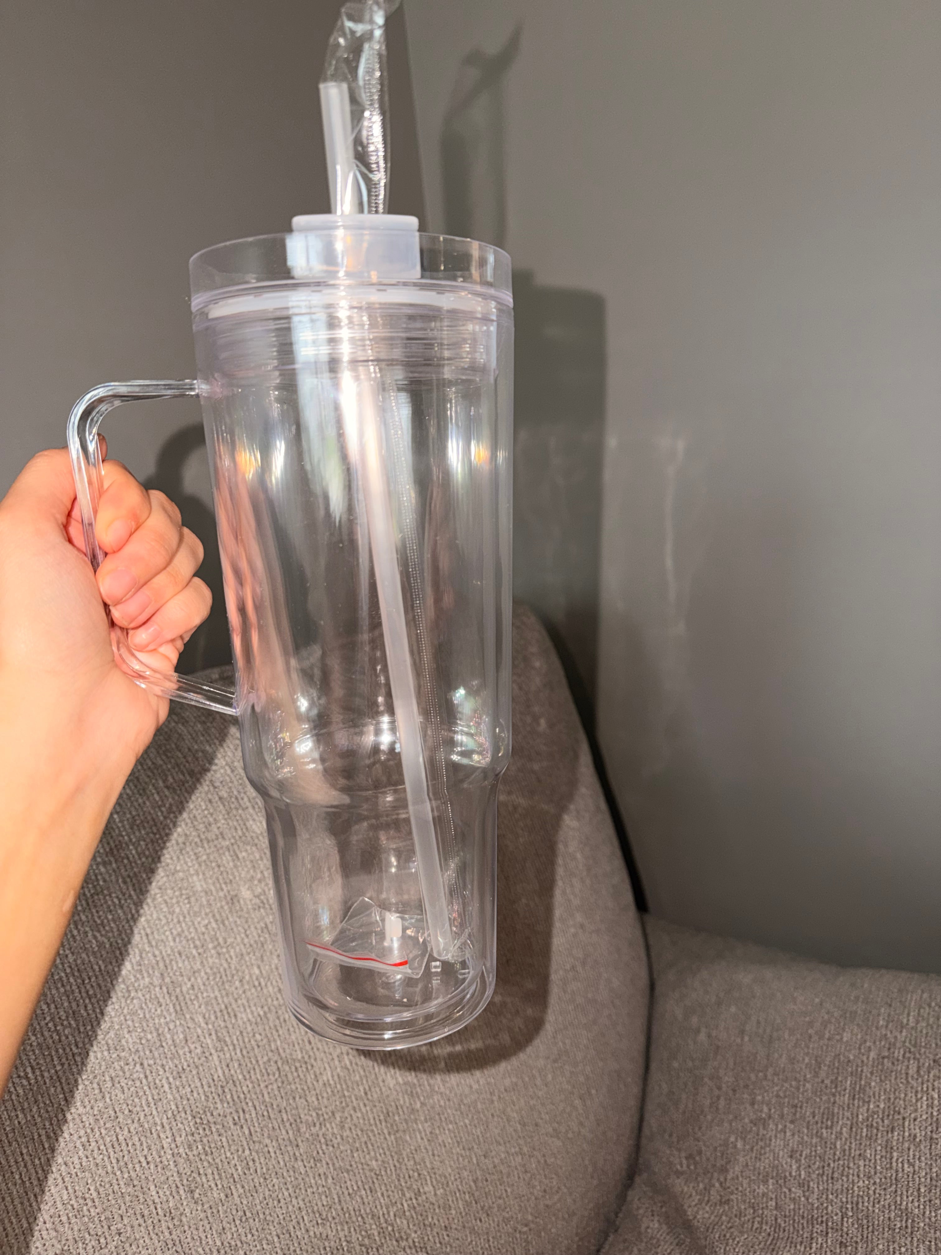 40oz Plastic Tumbler - Customizable