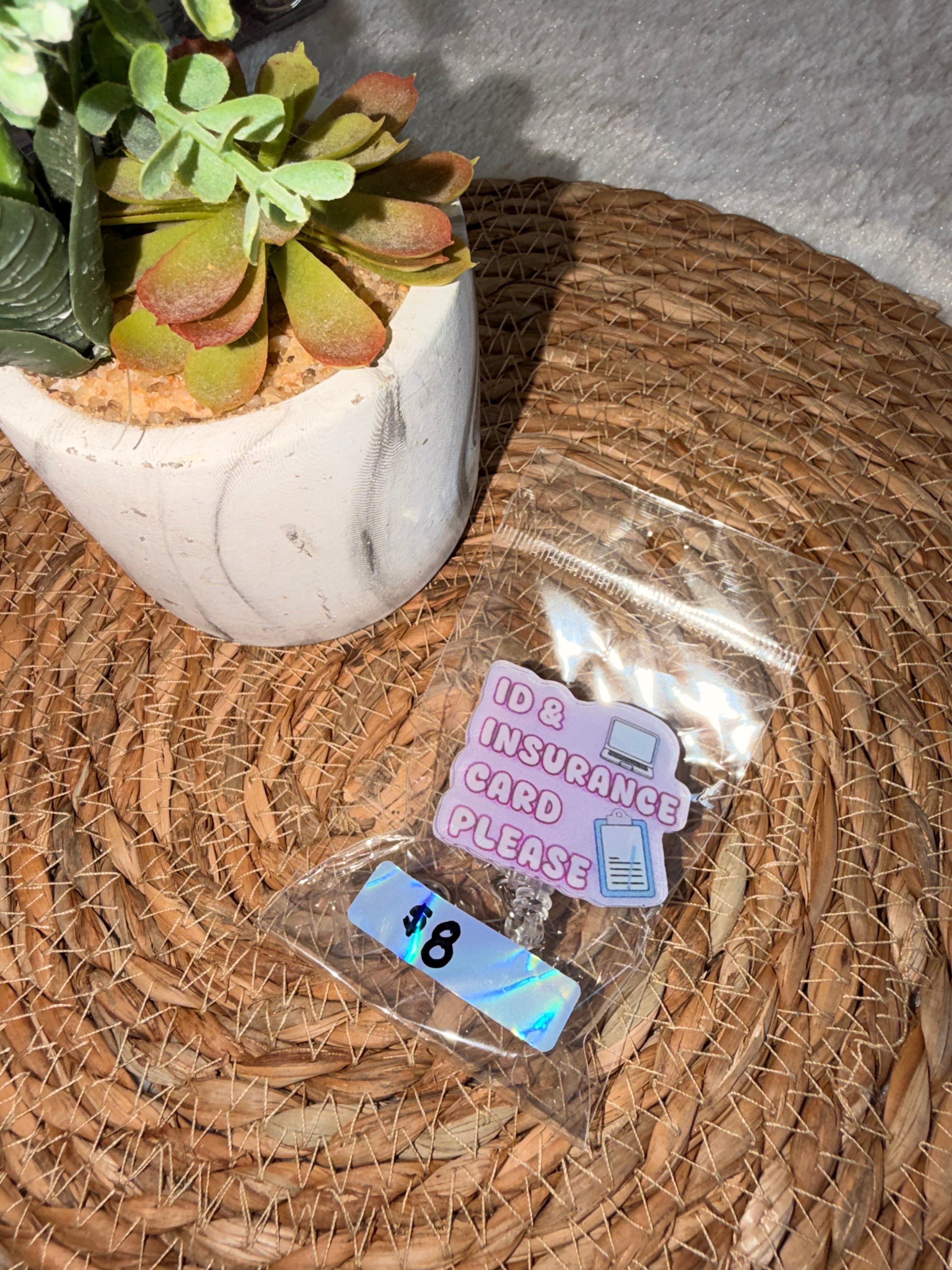 Retractable Badge Reel “Be So Fr Rn”