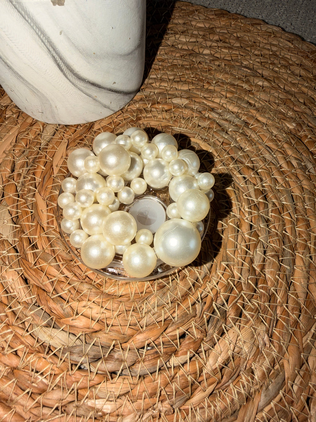 16oz Lid Topper - Pearls