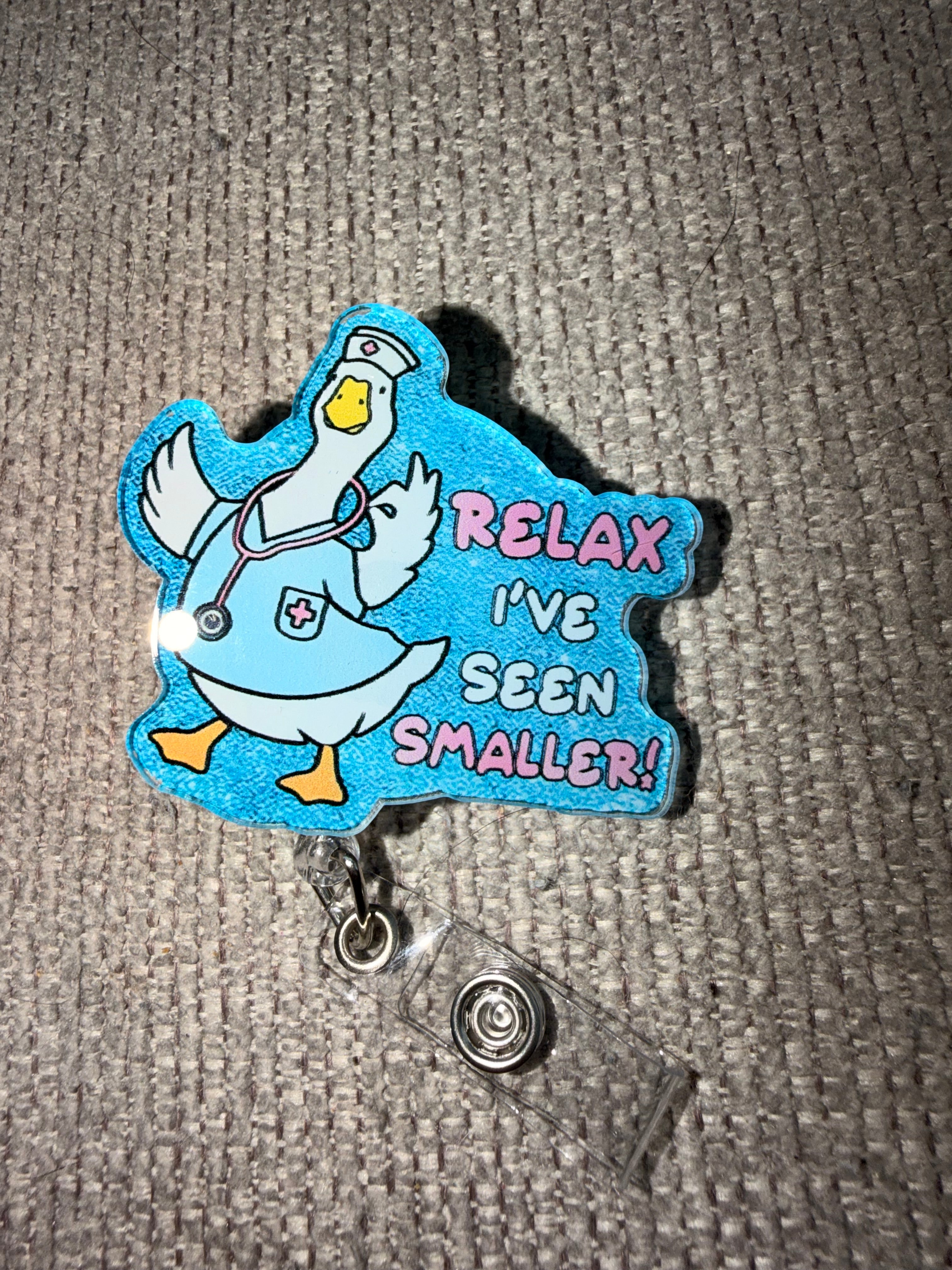 Retractable Badge Reel “Be So Fr Rn”