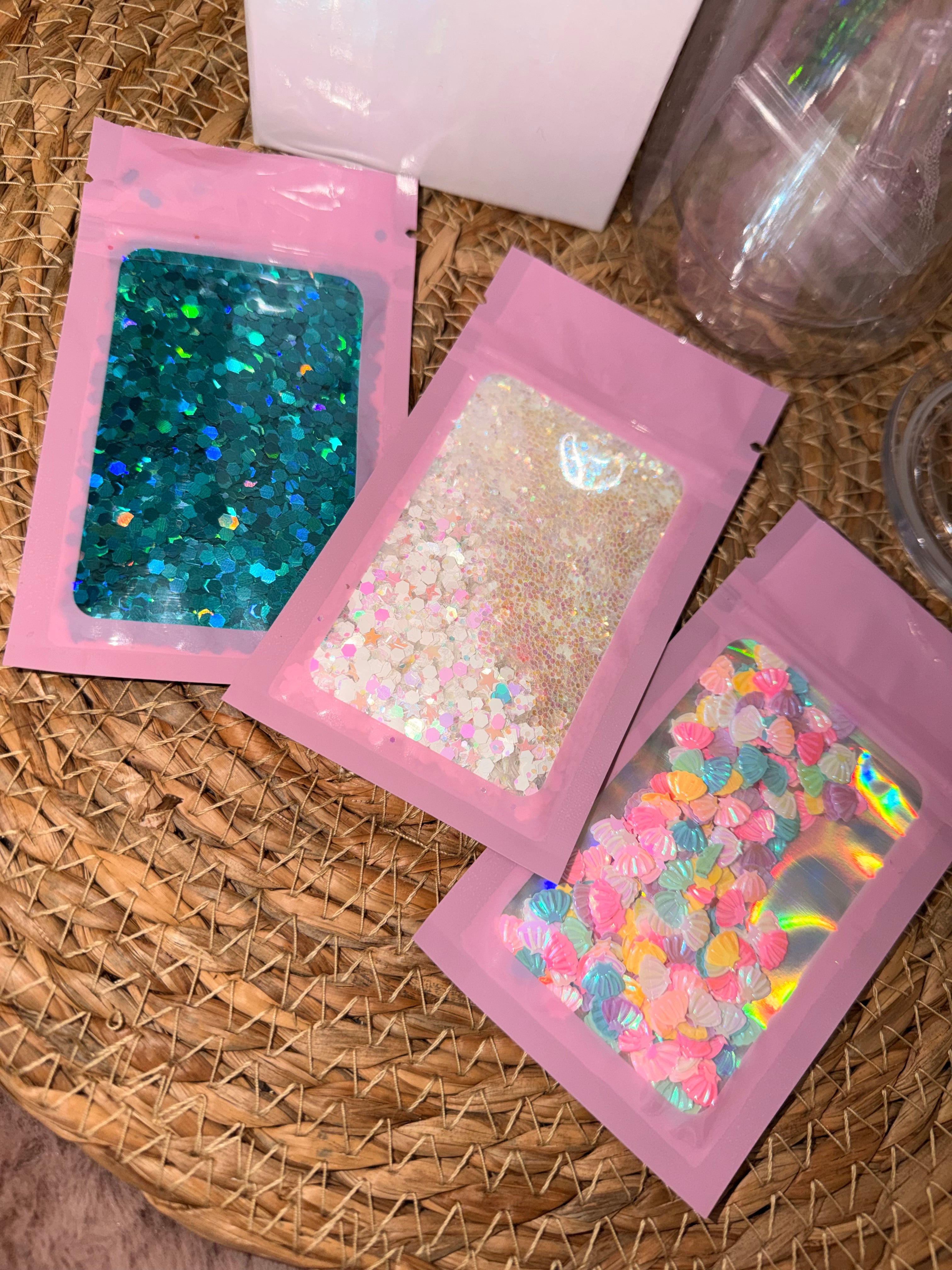 Build Your Own Snowglobe Tumbler Kit- Beach Theme