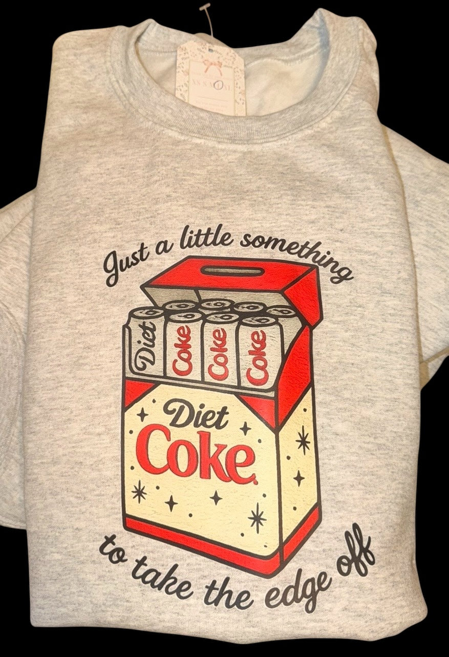 Ash Crewneck - Diet Coke “A little something to take the edge off”
